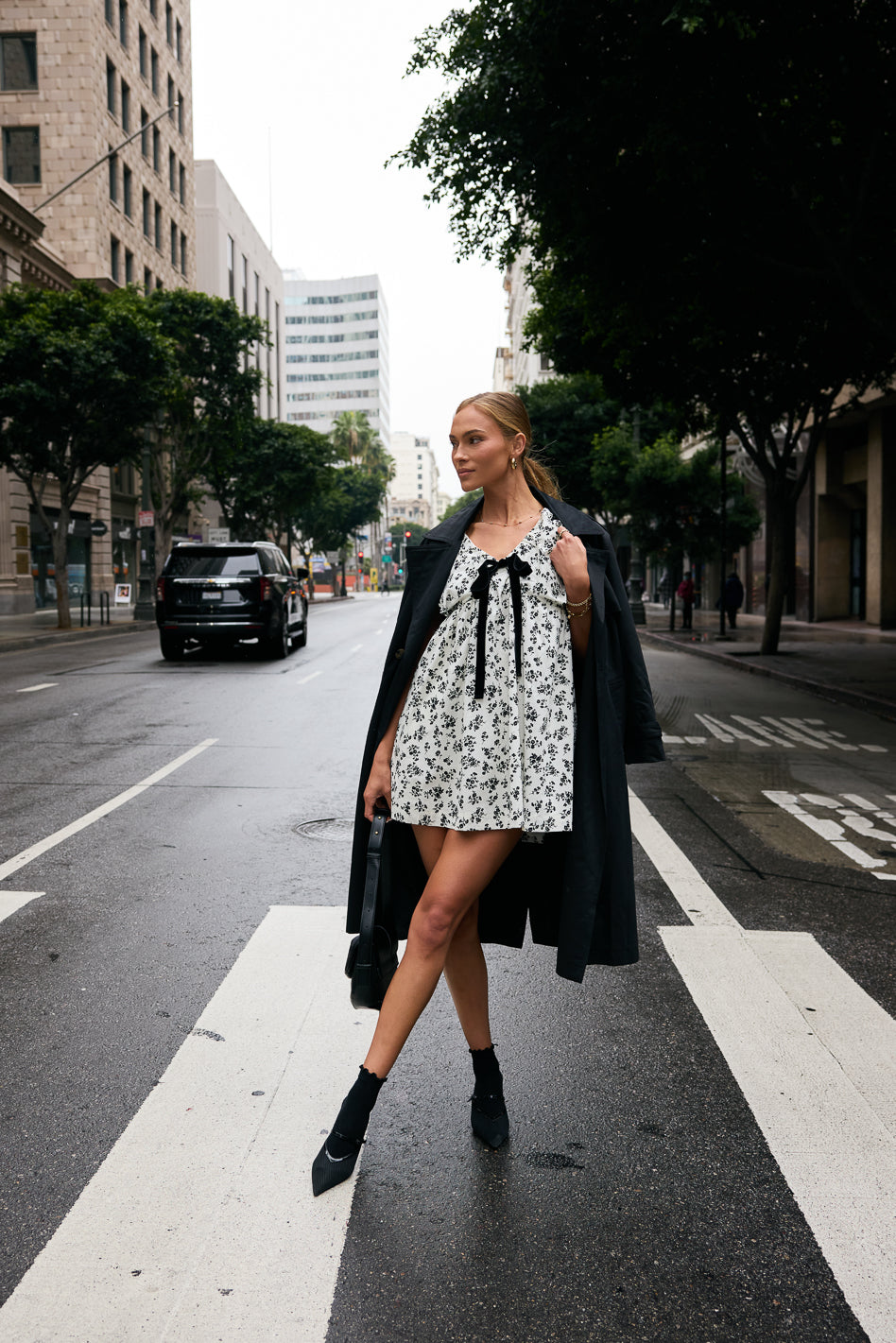 Margot Floral Babydoll Dress - FINAL SALE