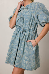 Pony Denim Mini Dress